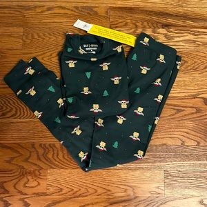 Gap Kids organic cotton pj’s Star Wars Grogu holiday NWT